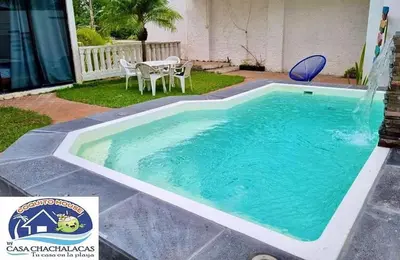Piscina en o cerca de COQUITO HOUSE CHACHALACAS