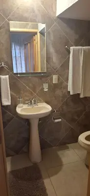 Un baño de Hospedaje Anayauhcalli