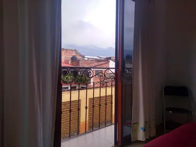 Un balcón o terraza de Hospedaje Anayauhcalli