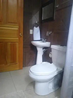 Un baño de Hospedaje Anayauhcalli