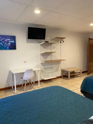 Una televisión o centro de entretenimiento en Posada Catalina