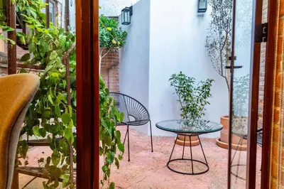 Un balcón o terraza de Mi Zona Lodging Coyoacán
