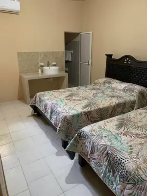 Cama o camas de una habitación en Casa de los abuelos