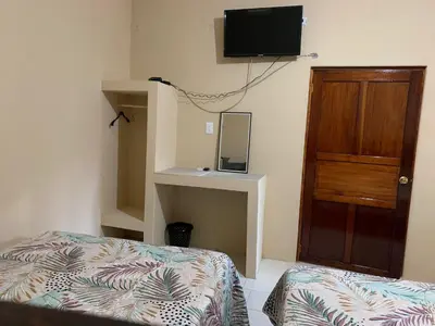 Cama o camas de una habitación en Casa de los abuelos