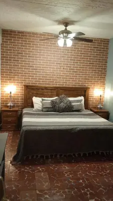 Cama o camas de una habitación en Studio Oaxaca Centro
