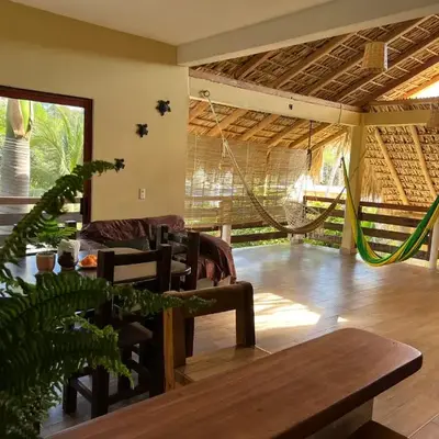 Casa Jumaya depto con dos habitaciones queen.