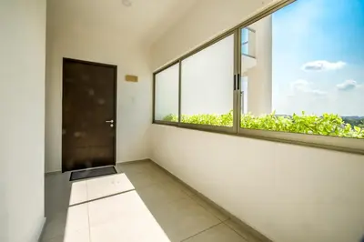 Un balcón o terraza de Departamento en Paraiso Country Club - Amenidades de lujo
