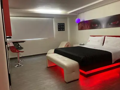 Cama o camas de una habitación en HOTEL HUIPULCO