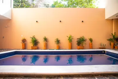 Piscina en o cerca de Hotel Santa Cruz Punta Zicatela