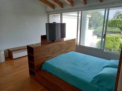 Cama o camas de una habitación en Casa para 13 en Cuerna