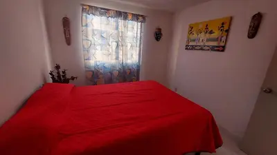 Cama o camas de una habitación en Casa Acá Diamante Gaviotas