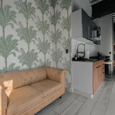 The Palm Loft Modern Comfort with a Fully Equipped Kitchen