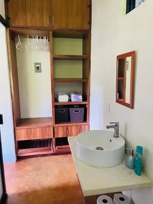 Un baño de Departamento Completo, Playa Paradisiaca,