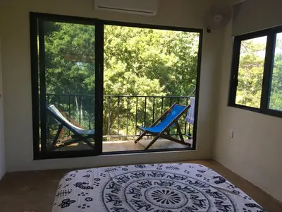 Un balcón o terraza de Departamento Completo, Playa Paradisiaca,