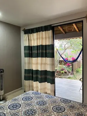 Jardín al aire libre en Casa Biznaga