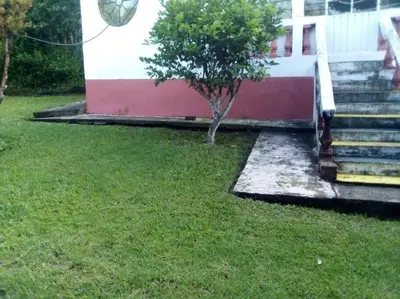 Jardín al aire libre en Casa Don Rubén