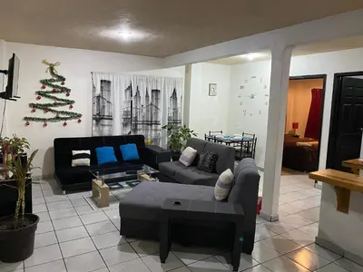 Zona de estar de Departamento con Terraza LOBO