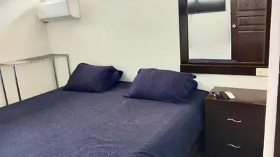 Cama o camas de una habitación en Suite La Lomita #1 Climatizada Zona Dorada Tuxtla
