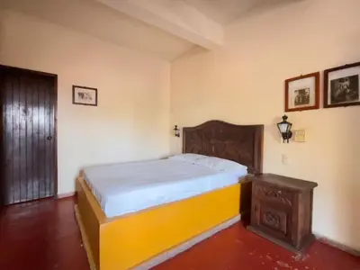 Cama o camas de una habitación en Hotel Rancho Escondito