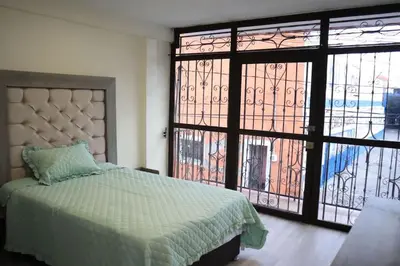 Cama o camas de una habitación en Corazón de Atlixco