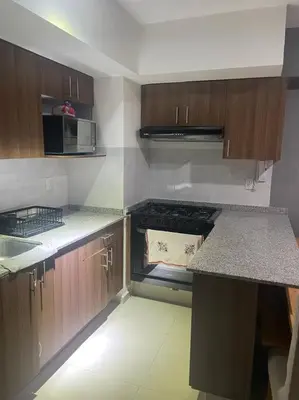 Una cocina o zona de cocina en Departamento cerca del Aeropuerto y Foro sol