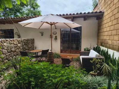 Jardín al aire libre en Paraje Real Malinalco