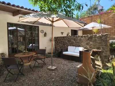 Un patio o zona al aire libre en Paraje Real Malinalco