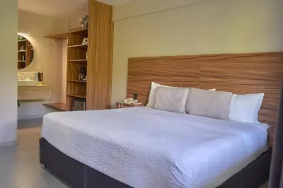 Cama o camas de una habitación en Hotel Garcia Peral