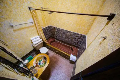 Un baño de Huayápam Yù'ú Lodge