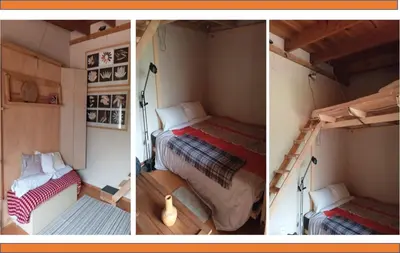 Cama o camas de una habitación en Casa Campestre del Mangrullo