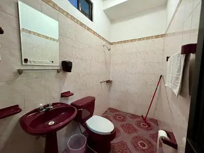 Un baño de Casa Solar Boutique Eco-Hotel Doble queen size