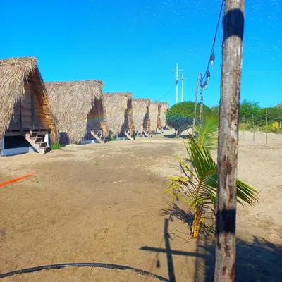 Paisaje cerca de este camping