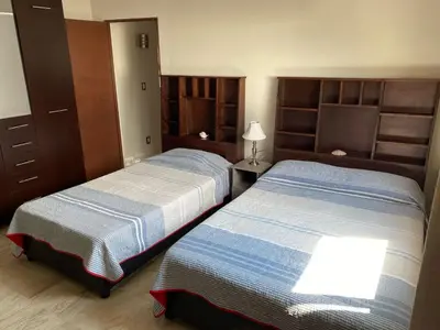 Cama o camas de una habitación en Casa Mía Morelos