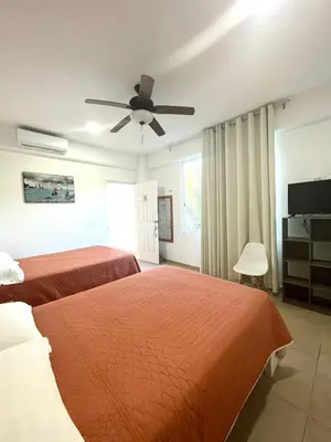 Cama o camas de una habitación en Gran Palma