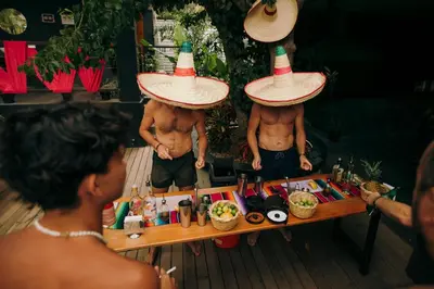 Clientes alojados en Che Puerto Escondido Hostel & Bar Adults Only