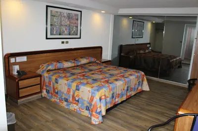 Cama o camas de una habitación en Hotel del Sur
