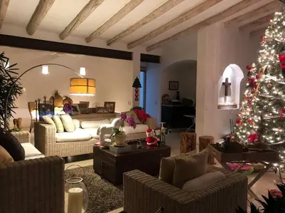 Zona de estar de Casa Paraís.Espectacular residencia,súper equipada