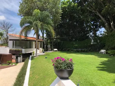 Jardín al aire libre en Casa Paraís.Espectacular residencia,súper equipada