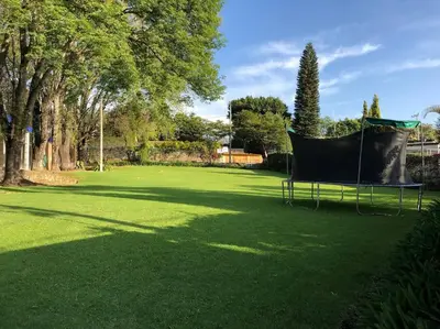 Jardín al aire libre en Casa Paraís.Espectacular residencia,súper equipada