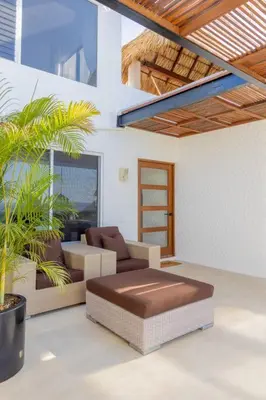 Zona de estar de Gorgeous Beach House with incredible oceanview