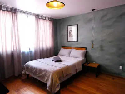Cama o camas de una habitación en Compact Studio Apartment Casa Icacos Apt 5