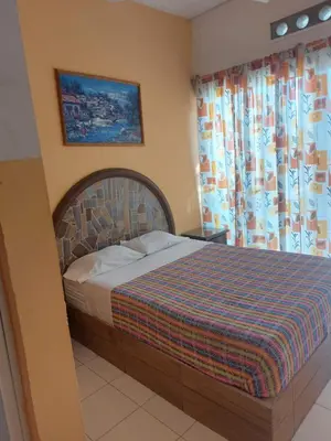 Cama o camas de una habitación en Palmas