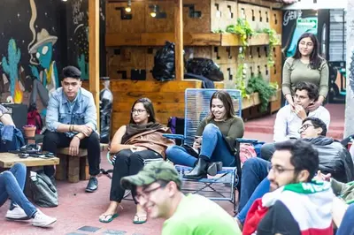 Clientes alojados en Gente de Más Hostel