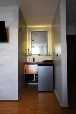 Una cocina o zona de cocina en Compact Studio Apartment Casa Icacos Apt 6
