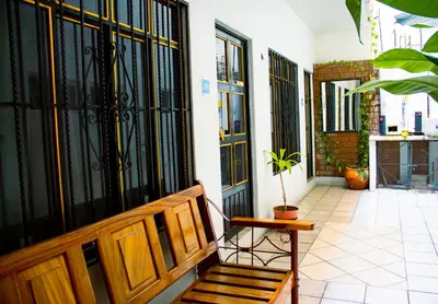 Zona de estar de Hotel OM DownTown
