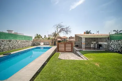 Piscina en o cerca de 3BR Casa familiar con alberca y asador en Oaxtepec