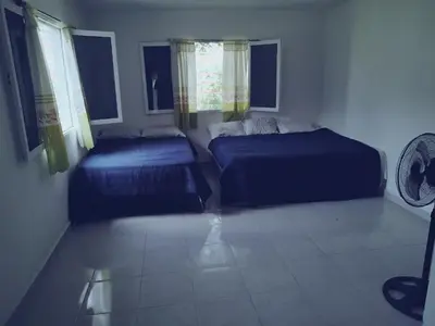 Cama o camas de una habitación en Hospedaje Familiar Op2