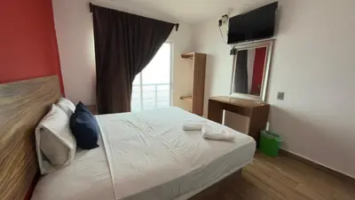 Cama o camas de una habitación en Hotel Jar8 Bule