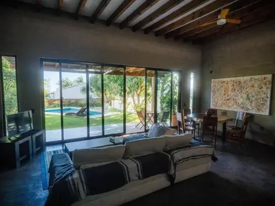 Zona de estar de Casa Pelicano