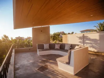 Zona de estar de Casa Pelicano